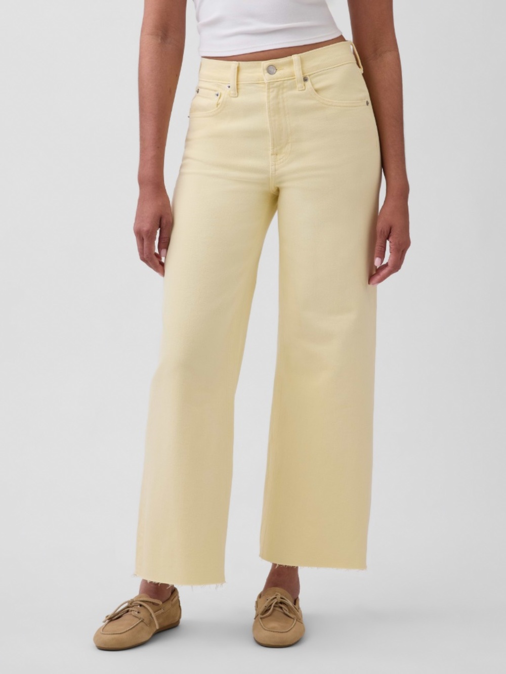GAP Jeans Yellow High Rise Ankle NWOT Size 20